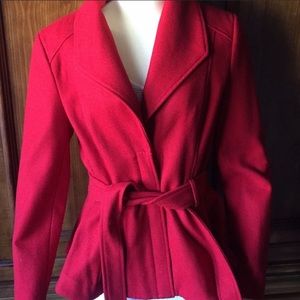 Bebe Red Jacket M